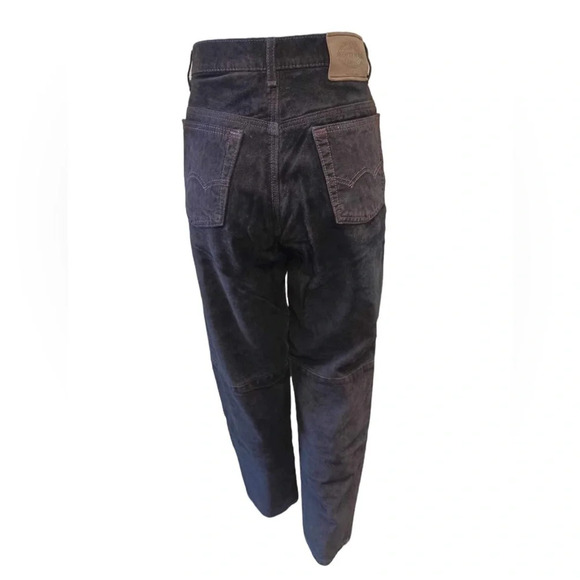 Skotts Brown Suede Lined Pants  Size 32 - Picture 2 of 12